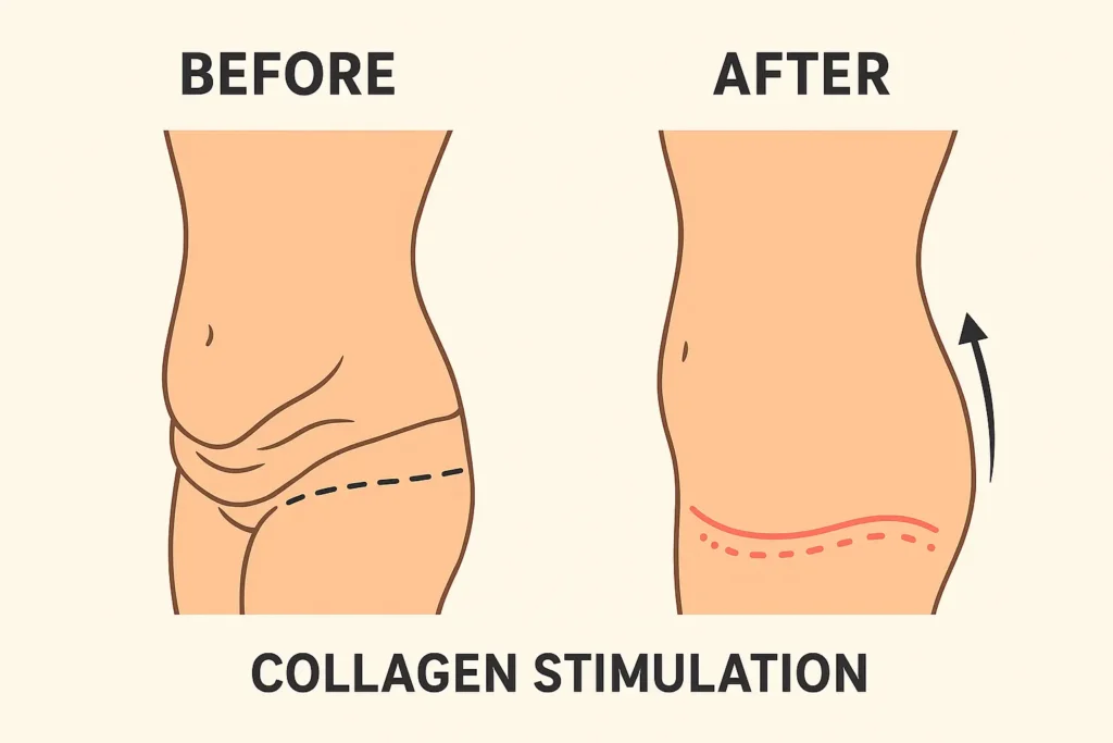 Before and after results for sagging skin after weight loss injections Witney