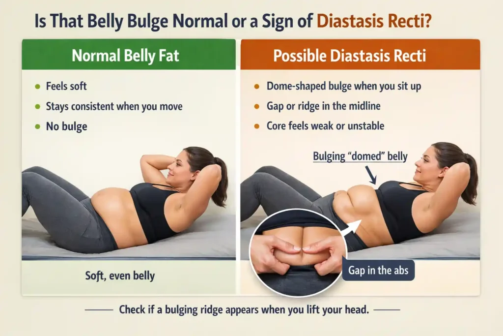 Is That Belly Bulge Normal or a Sign of Diastasis Recti Witney