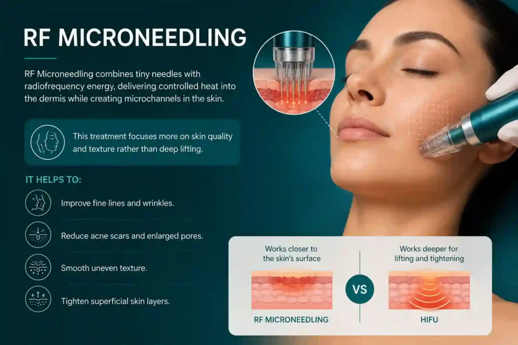 What Does RF Microneedling Do That HIFU Alone Cannot Witney
